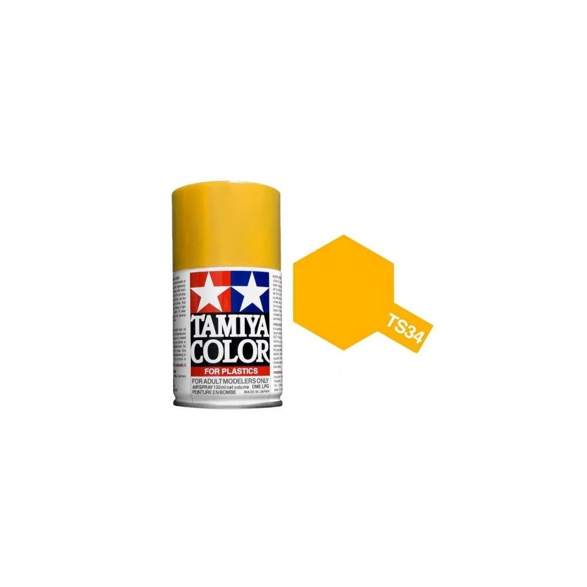 Paint bomb yellow Camel brilliant TS34 Tamiya - 85034