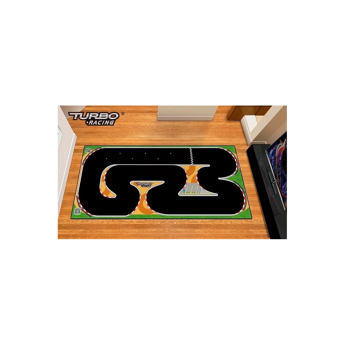 XXL track for Turbo Racing Micro Rally 1/76 (80x180 cm) Turbo Racing TB-760178 - 4