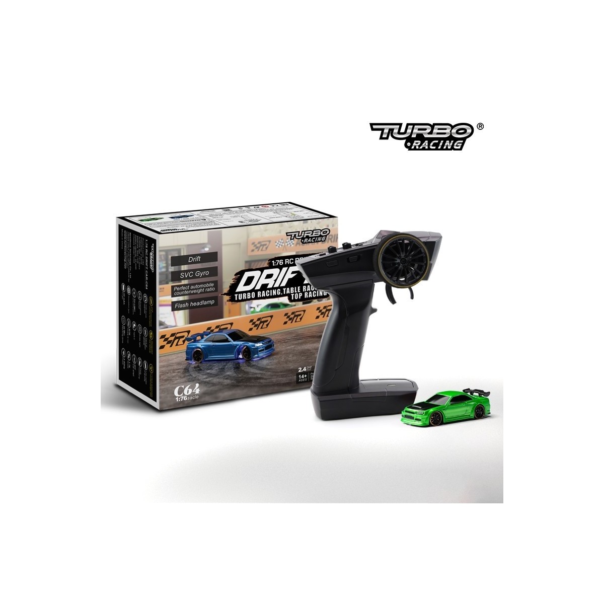 Micro Drift 1/76 RTR Turbo Racing Turbo Racing TB-C64 - 3