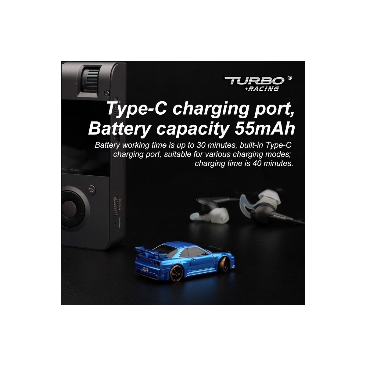 Micro Drift 1/76 RTR Turbo Racing Turbo Racing TB-C64 - 10