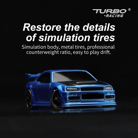 Micro Drift 1/76 RTR Turbo Racing Turbo Racing TB-C64 - 11 TB-C64-Micro Drift 1/76 RTR Turbo Racing - TB-C64