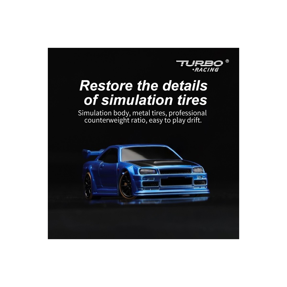 Micro Drift 1/76 RTR Turbo Racing Turbo Racing TB-C64 - 11