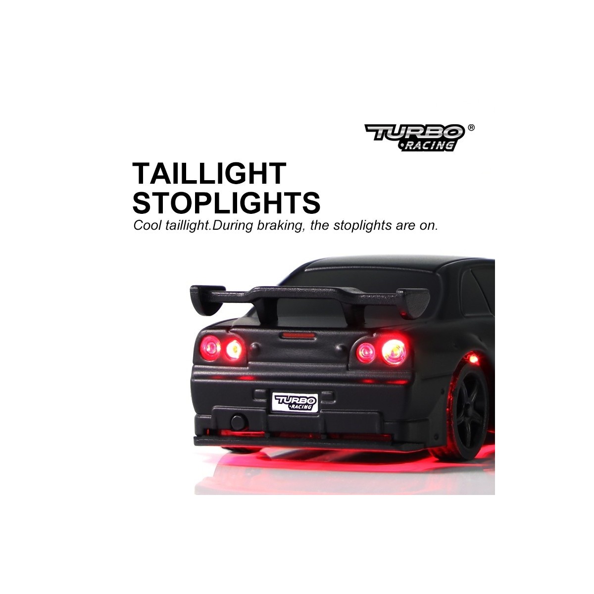 Micro Sport Noir 1/76 RTR Turbo Racing Turbo Racing TB-C74-BK - 5