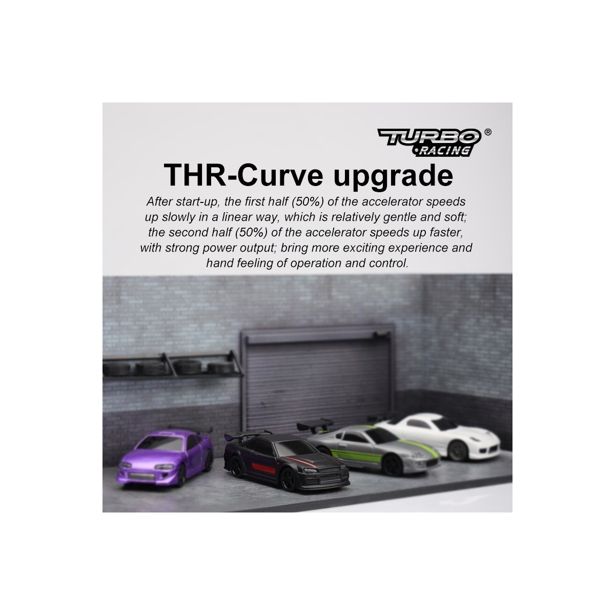 Micro Sport Noir 1/76 RTR Turbo Racing Turbo Racing TB-C74-BK - 6