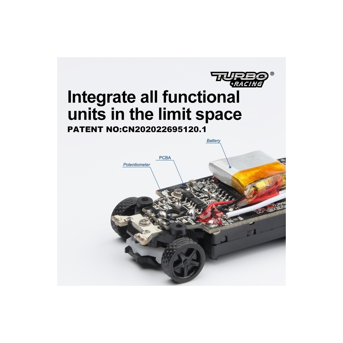 Micro Sport Noir 1/76 RTR Turbo Racing Turbo Racing TB-C74-BK - 7