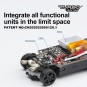 TB-C74-BK-Micro Sport Black 1/76 RTR Turbo Racing - TB-C74-BK