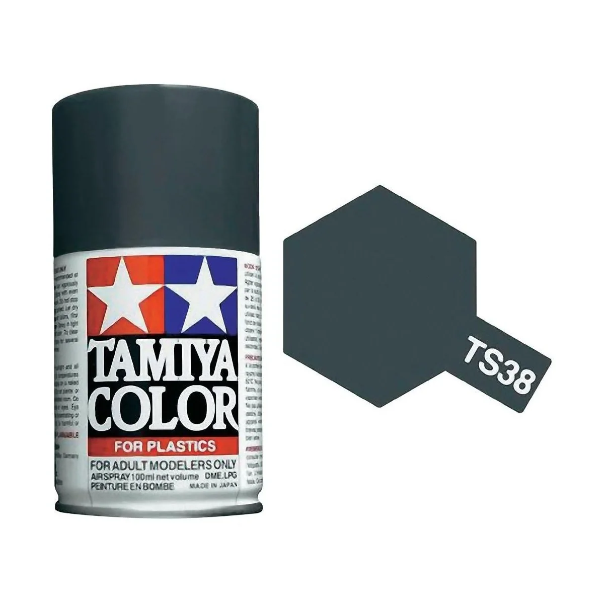 Paint bomb grey shiny steel TS38 Tamiya - 85038 Paint bomb grey shiny steel TS38 Tamiya - 85038