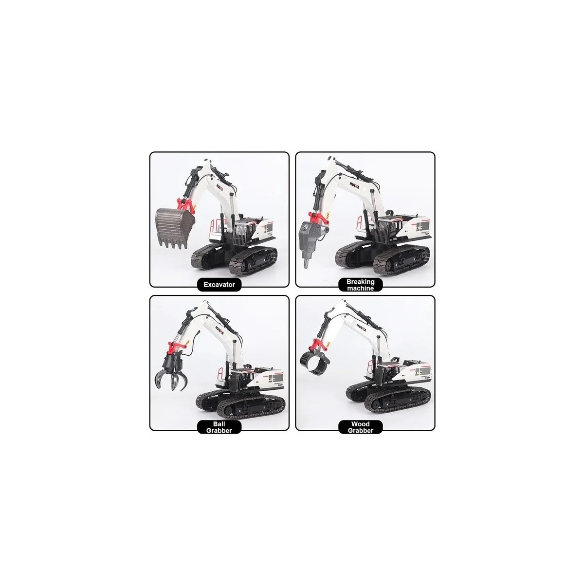 Metal RC excavator 22ch 1/14 - HuiNa CY1594 HuiNa Toys CY1594 - 11 Metal RC excavator 22ch 1/14 - HuiNa CY1594 HuiNa Toys CY1594 - 11