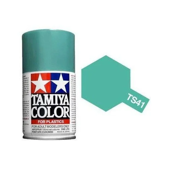 Paint bomb blue coral brilliant TS41 Tamiya - 85041 85041-Tamiya TS41 Gloss Coral Blue Spray Paint - 85041