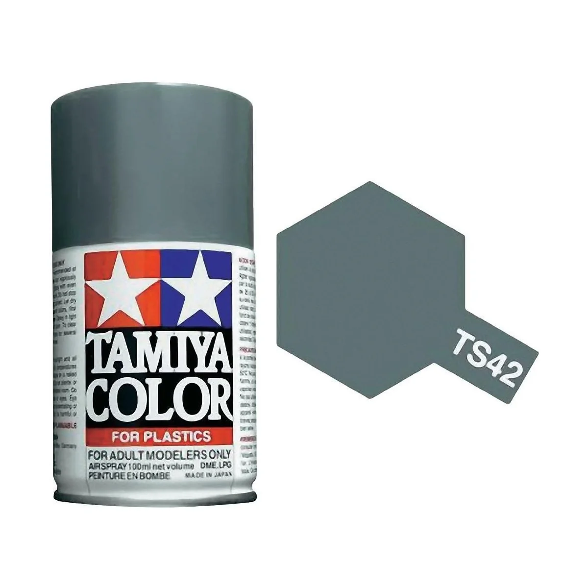 Peinture bombe Gris Clair Métal brillant TS42 Tamiya Tamiya 85042 - 1 Peinture bombe Gris Clair Métal brillant TS42 Tamiya Tamiya 85042 - 1