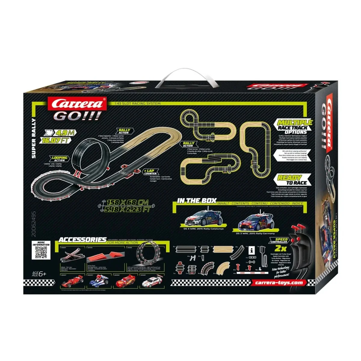 Super Rally circuit slot 1/43 Carrera GO!! Carrera 20062495 - 2 Super Rally circuit slot 1/43 Carrera GO!! Carrera 20062495 - 2