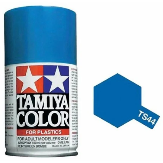 Paint bomb blue bright brilliant TS44 Tamiya - 85044 85044-Tamiya TS44 Bright Blue Gloss Spray Paint - 85044