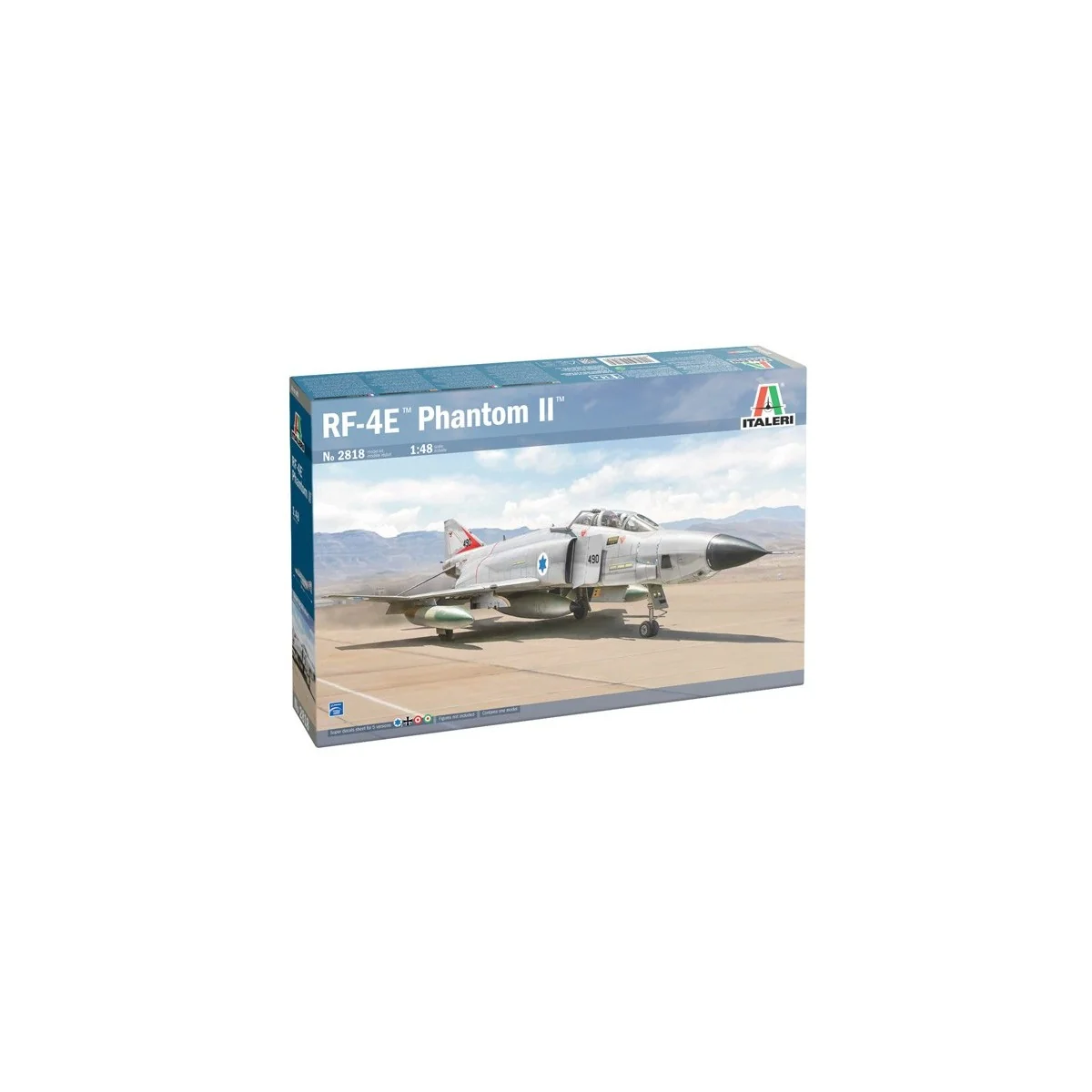 Avion RF-4E Phantom 1/48 Italeri Italeri I2818 - 2 Avion RF-4E Phantom 1/48 Italeri Italeri I2818 - 2