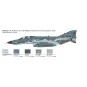 Avion RF-4E Phantom 1/48 Italeri Italeri I2818 - 7 I2818-Avion RF-4E Phantom 1/48 Italeri - I2818