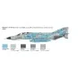 copy of Aircraft Henschel Hs123 1/48 Italeri Italeri I2818 - 8 I2818-RF-4E Phantom plane 1/48 Italeri - I2818