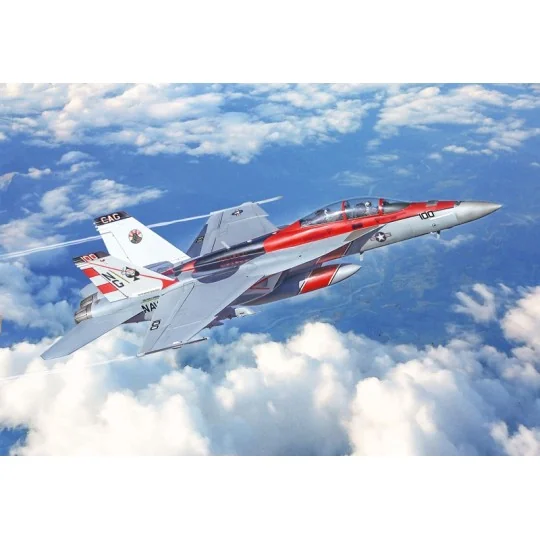 I2823-Avion F/A-18F Super Hornet U.S. Navy Spec.Colors 1/48 Italeri
