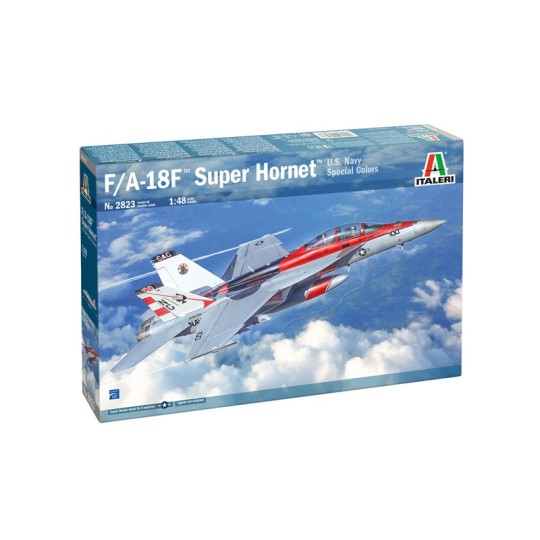 I2823-Avion F/A-18F Super Hornet U.S. Navy Spec.Colors 1/48 Italeri - I2823