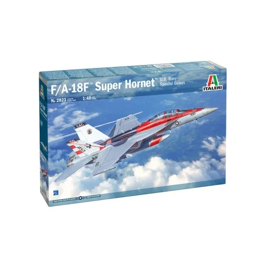 Avion F/A-18F Super Hornet U.S. Navy Spec.Colors 1/48 Italeri Italeri I2823 - 2 I2823-Avion F/A-18F Super Hornet U.S. Navy Spec.Colors 1/48 Italeri - I2823
