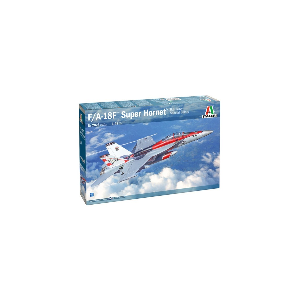 F/A-18F Super Hornet U.S. Navy Spec.Colors 1/48 Italeri Aircraft Italeri I2823 - 2 F/A-18F Super Hornet U.S. Navy Spec.Colors 1/48 Italeri Aircraft Italeri I2823 - 2