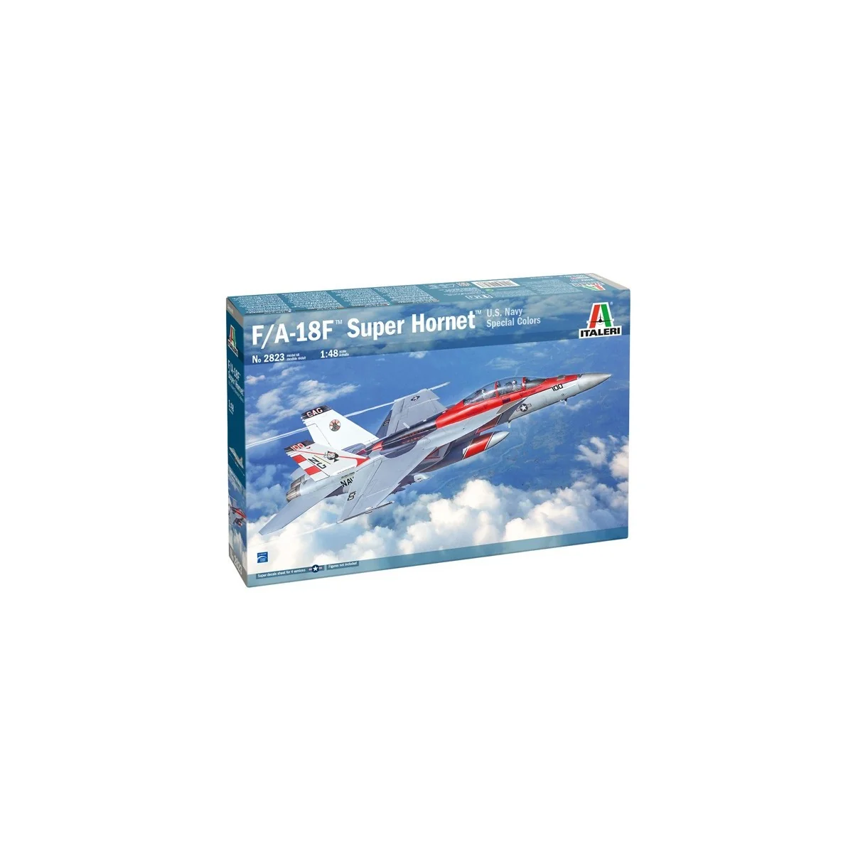 F/A-18F Super Hornet U.S. Navy Spec.Colors 1/48 Italeri Aircraft Italeri I2823 - 2 F/A-18F Super Hornet U.S. Navy Spec.Colors 1/48 Italeri Aircraft Italeri I2823 - 2