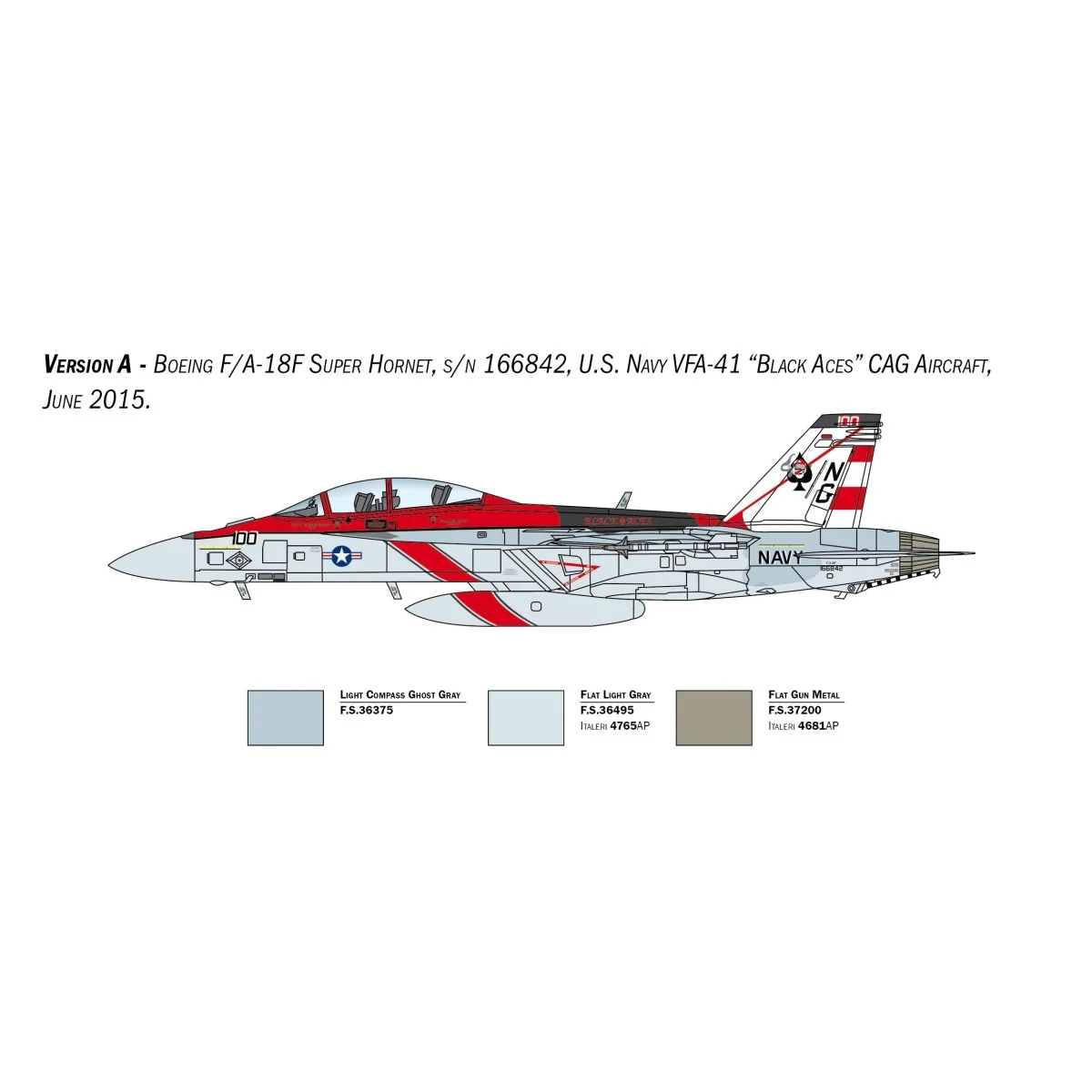 Avion F/A-18F Super Hornet U.S. Navy Spec.Colors 1/48 Italeri Italeri I2823 - 4 Avion F/A-18F Super Hornet U.S. Navy Spec.Colors 1/48 Italeri Italeri I2823 - 4