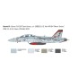 I2823-Avion F/A-18F Super Hornet U.S. Navy Spec.Colors 1/48 Italeri