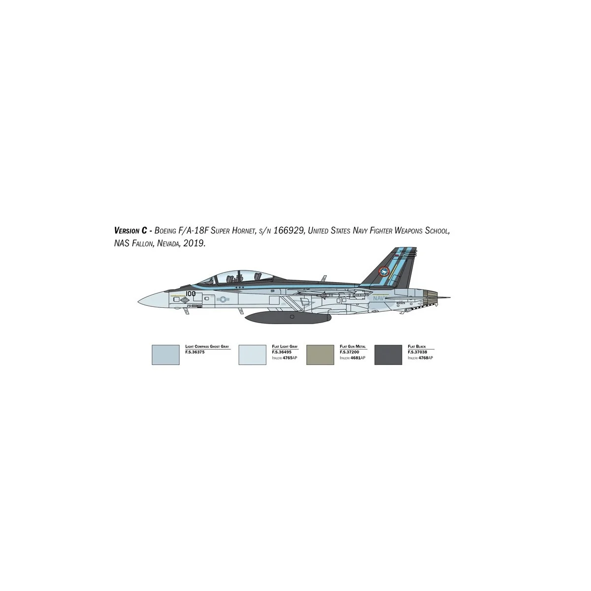 F/A-18F Super Hornet U.S. Navy Spec.Colors 1/48 Italeri Aircraft Italeri I2823 - 6 F/A-18F Super Hornet U.S. Navy Spec.Colors 1/48 Italeri Aircraft Italeri I2823 - 6