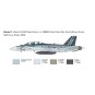 I2823-F/A-18F Super Hornet U.S. Navy Spec.Colors 1/48 Italeri Aircraft