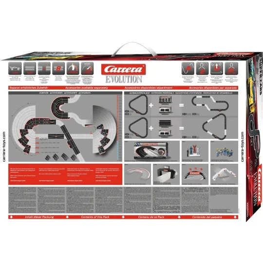 20025240-Circuit Super Cars slot 1/32 Carrera Evolution - 20025240