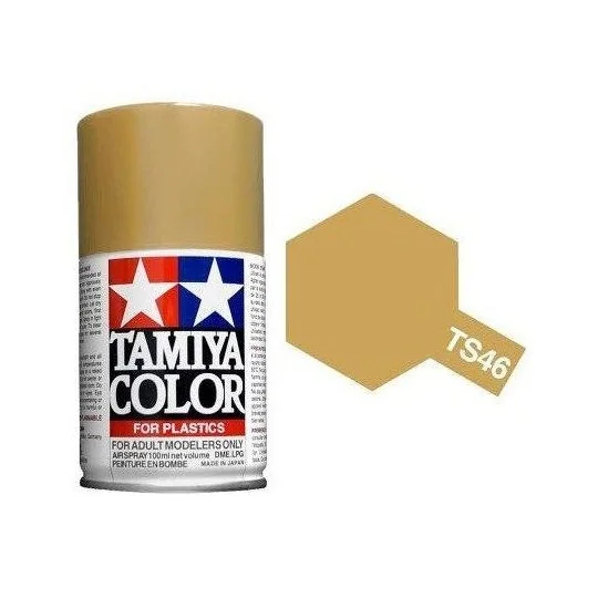 85046-Peinture bombe Sable Clair mat TS46 Tamiya - 85046