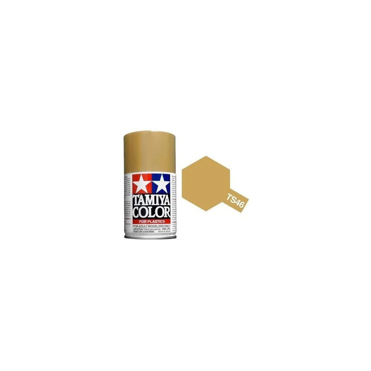 Peinture bombe Sable Clair mat TS46 Tamiya Tamiya 85046 - 1