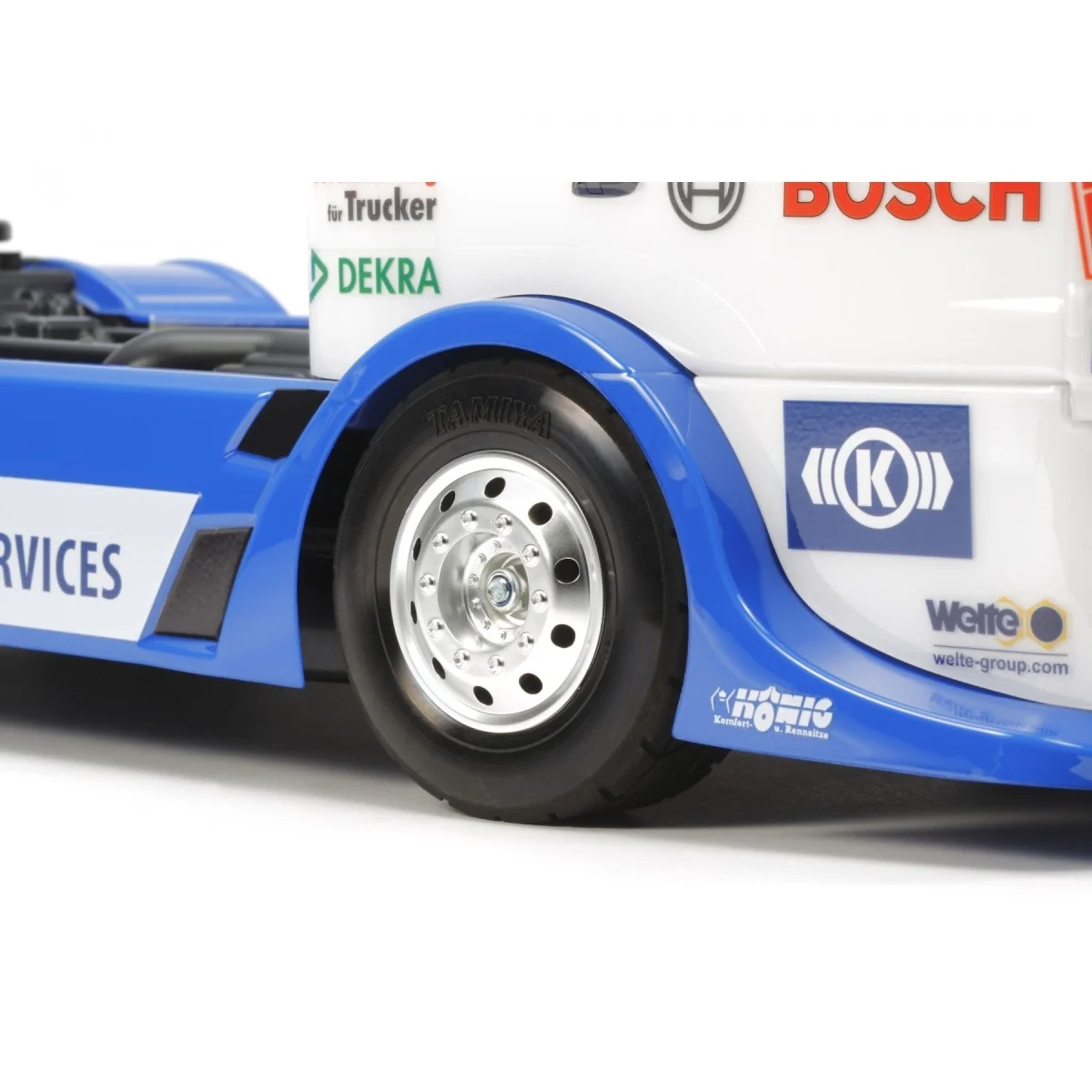 Camion MAN TGS Team Hahn Racing TT-01E Kit Tamiya Tamiya 58632 - 3