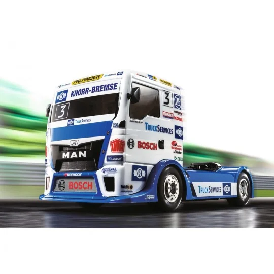 58632-Camion MAN TGS Team Hahn Racing TT-01E Kit Tamiya - 58632