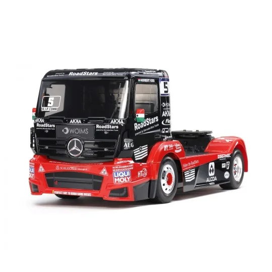 58683-Camion Mercedes Tankpool24 MP4 TT-01E Kit Tamiya