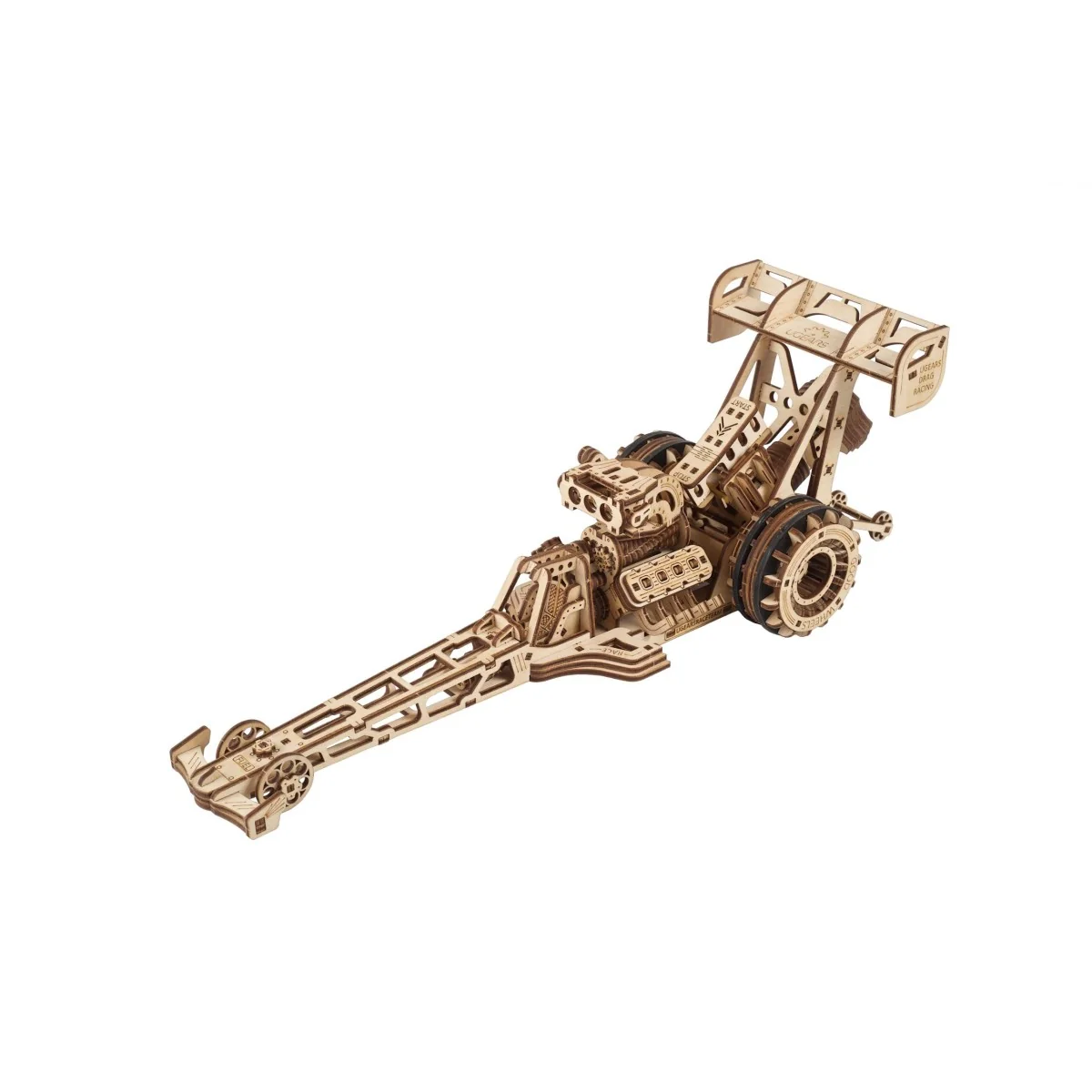 Dragster Top Fuel Puzzle 3D bois UGEARS UGEARS UG-70174 - 1 Dragster Top Fuel Puzzle 3D bois UGEARS UGEARS UG-70174 - 1