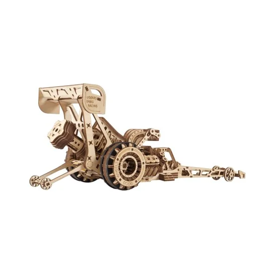Dragster Top Fuel Puzzle 3D bois UGEARS UGEARS UG-70174 - 2 UG-70174-Dragster Top Fuel Puzzle 3D bois UGEARS - UG-70174