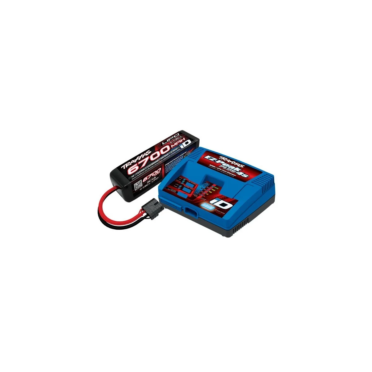 Chargeur rapide EX-Peak Plus 4S 2991G + Lipo 4S 6700mAh 2890X Traxxas Traxxas TRX-2998G - 1 Chargeur rapide EX-Peak Plus 4S 2991G + Lipo 4S 6700mAh 2890X Traxxas Traxxas TRX-2998G - 1