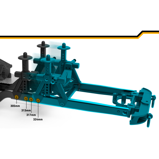 8.CRX2-LC70-Crawler CRX2 kit Toyota Land Cruiser LC70 1/10 Hobbytech