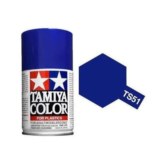 85051-Peinture bombe Bleu Telefonica brillant TS51 Tamiya - 85051