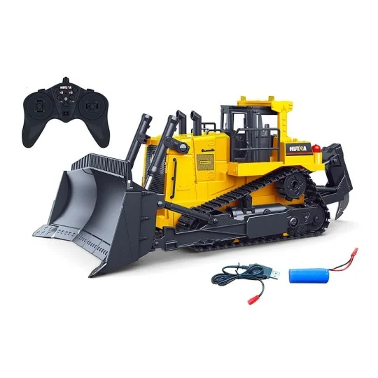 Bulldozer RC 1/16 2.4Ghz - HuiNa HuiNa Toys CY1554 - 2 CY1554-Bulldozer RC 1/16 2.4Ghz - HuiNa - CY1554