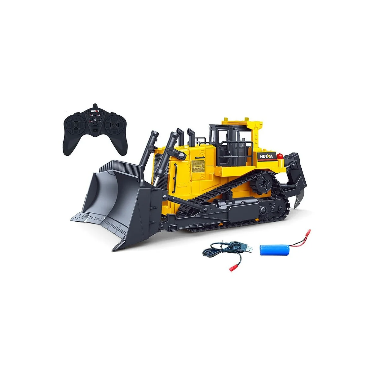 Bulldozer RC 1/16 2.4Ghz - HuiNa HuiNa Toys CY1554 - 2 Bulldozer RC 1/16 2.4Ghz - HuiNa HuiNa Toys CY1554 - 2