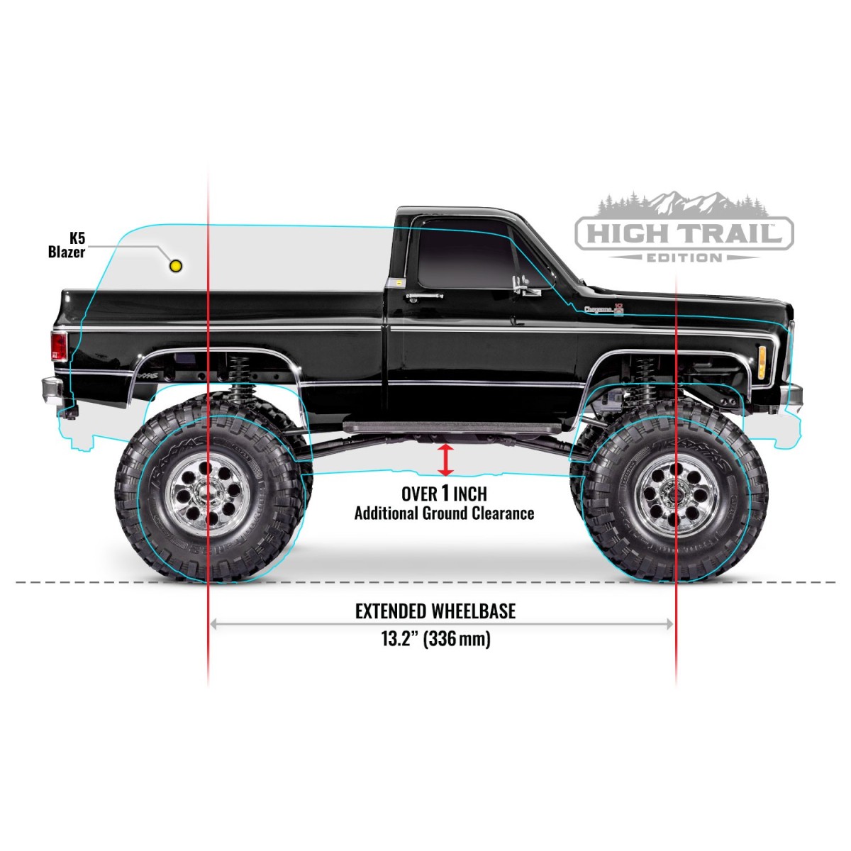 TRX-4 Chevrolet K10 Cheyenne 4WD TQi RTR Traxxas 92056-4 Traxxas TRX-92056-4 - 32