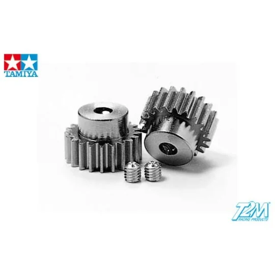 50356-Pignon moteur 20/21T module 0.6 Tamiya - 50356