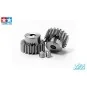 50356-Tamiya 20/21T motor pinion, 0.6 module - 50356