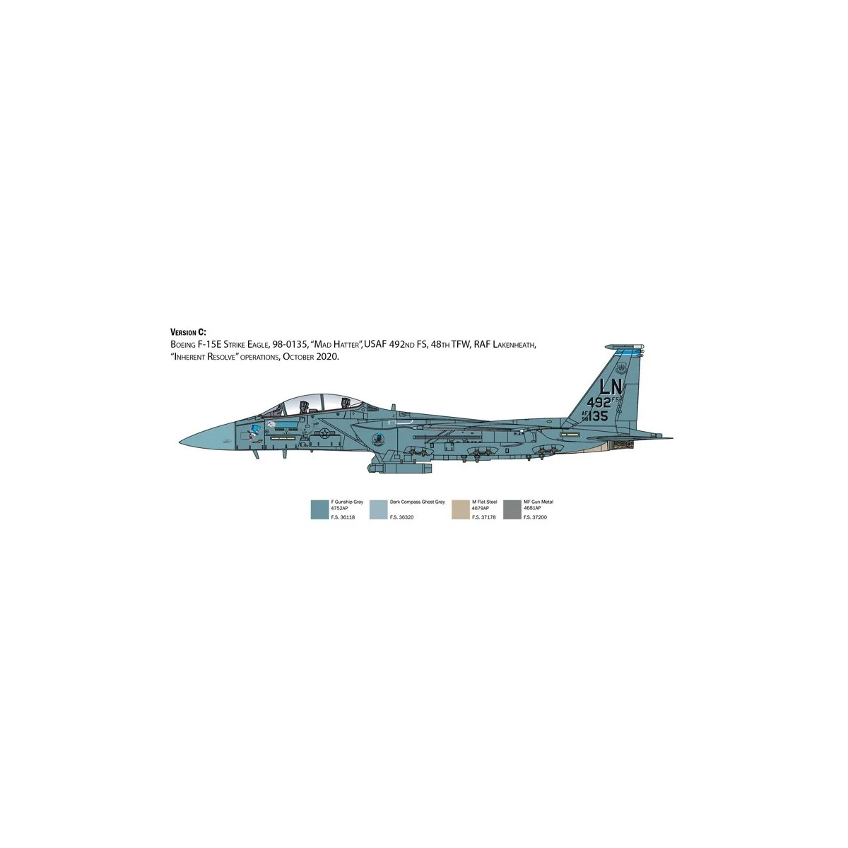F-15E Strike Eagle 1/48 Italeri Italeri I2803 - 6