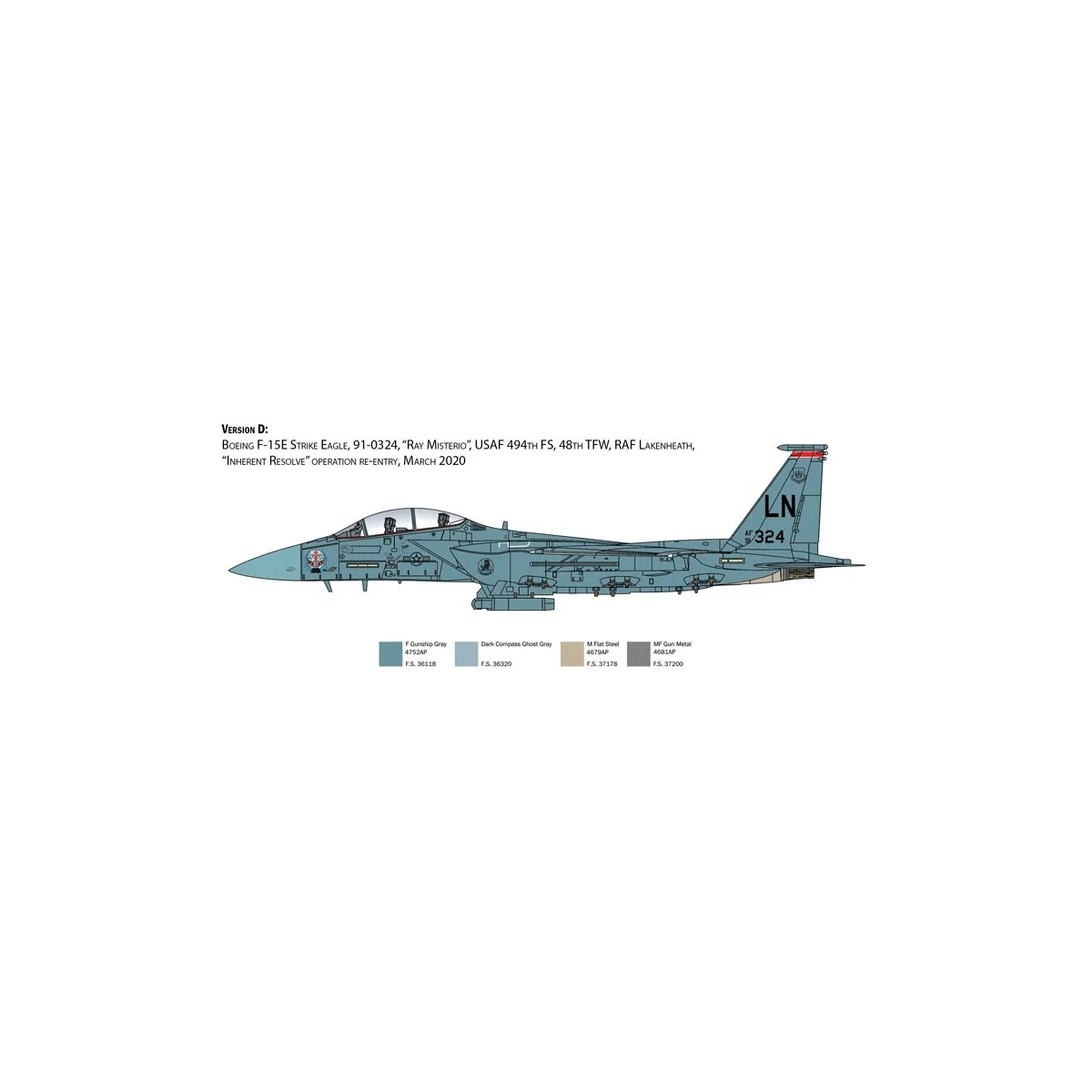 F-15E Strike Eagle 1/48 Italeri Italeri I2803 - 7