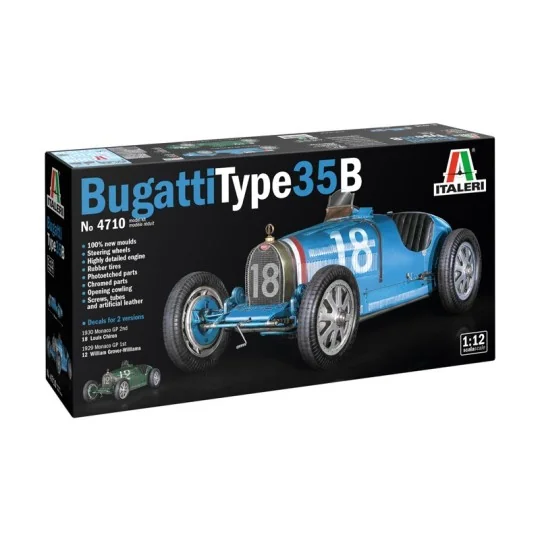 I4710-Bugatti Type 35B 1/12 Italeri