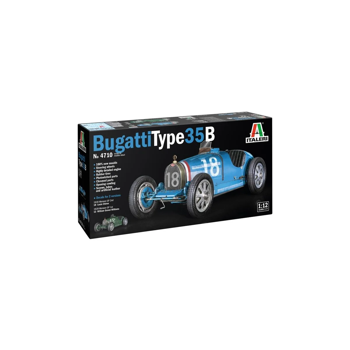 Bugatti Type 35B 1/12 Italeri Italeri I4710 - 2 Bugatti Type 35B 1/12 Italeri Italeri I4710 - 2