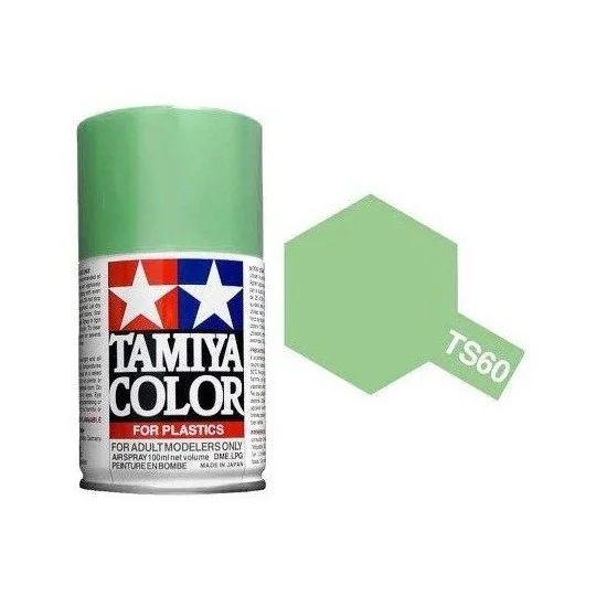Tamiya TS60 Light Pearlescent Green Spray Paint - 85060 - 85060 85060-Tamiya TS60 Light Pearlescent Green Spray Paint - 85060