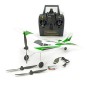 V761-1V2G-Avion Mini Trainstar 400mm V2 Vert avec stabilisateur de vol RTF Volantex